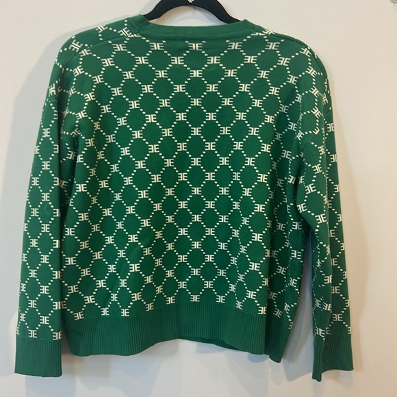 ELL AND EMM DIAMOND EE PRINT CARDIGAN - Picture 4 of 4